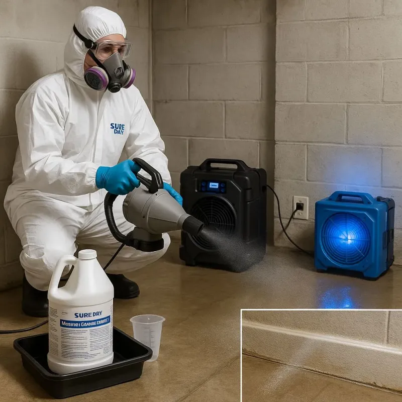 Sanitization and Odor Removal process in Firthcliffe, NY