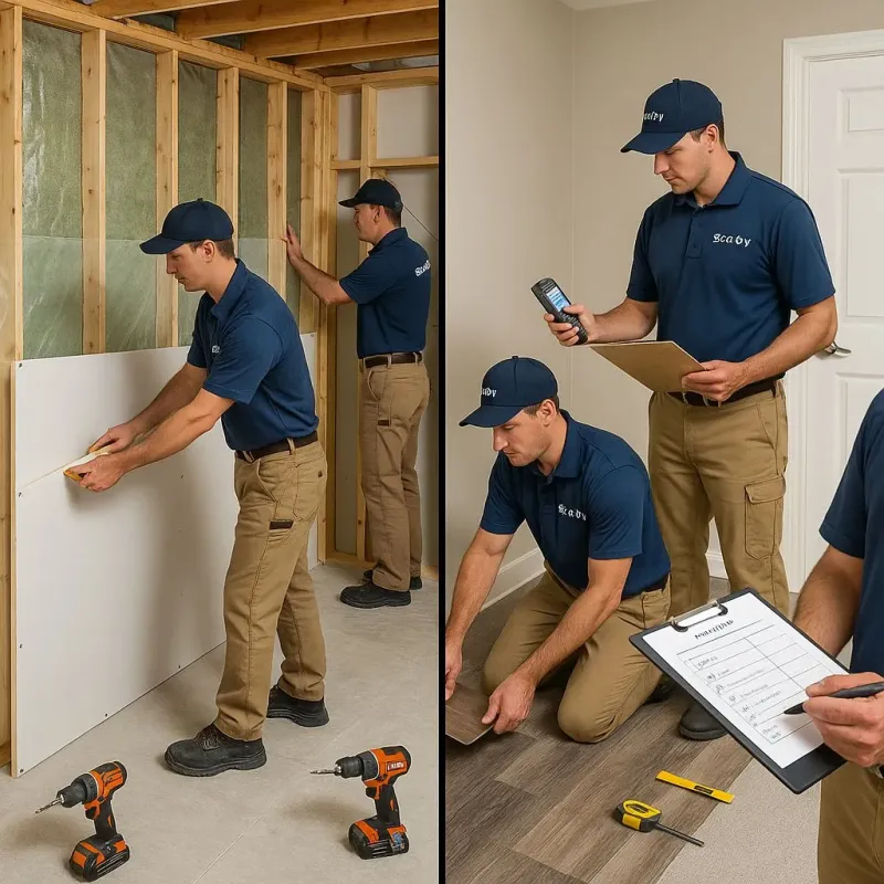 Repairs and Reconstruction process in Firthcliffe, NY